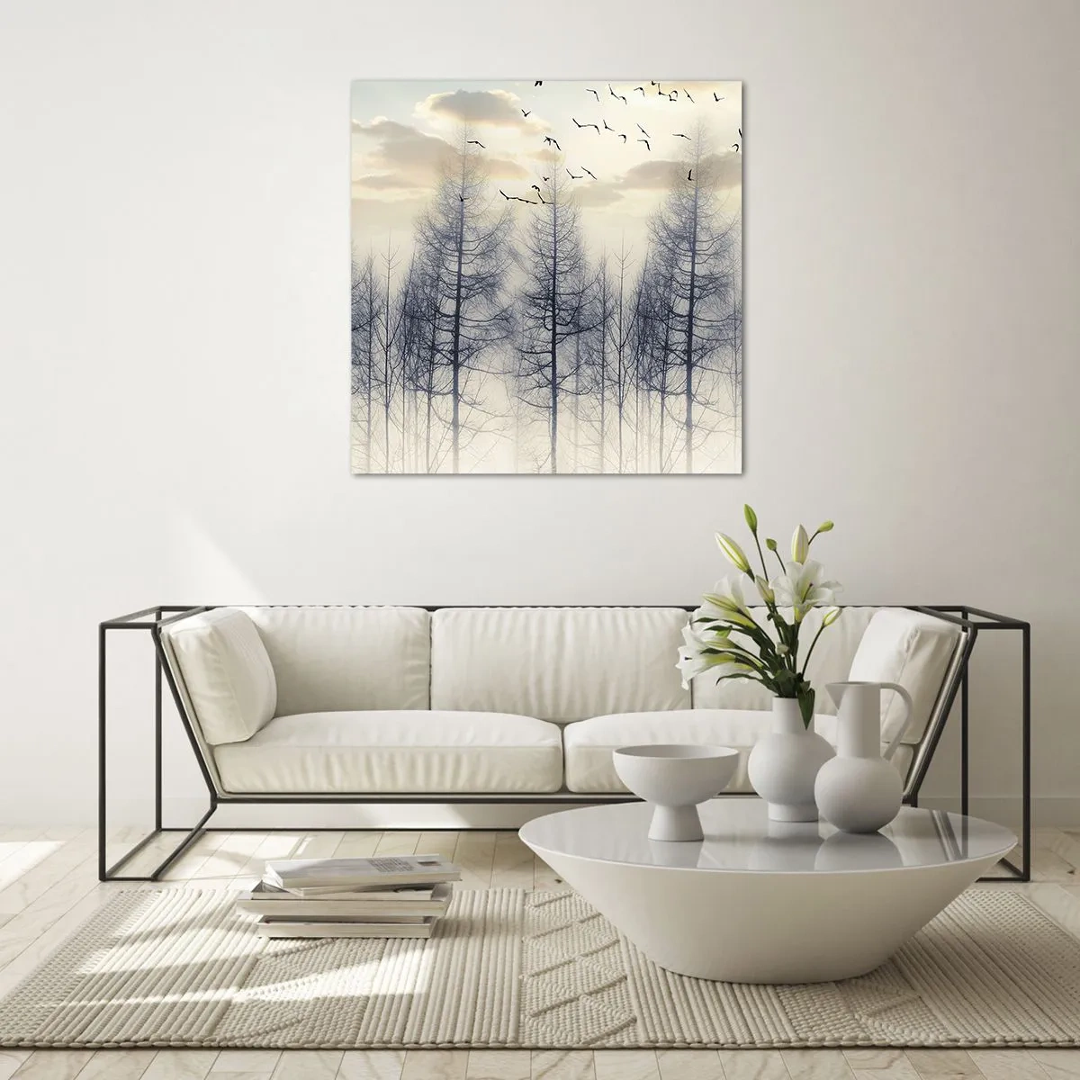 Glasbild - Bild auf glas - Waldgeister - 70x70 cm