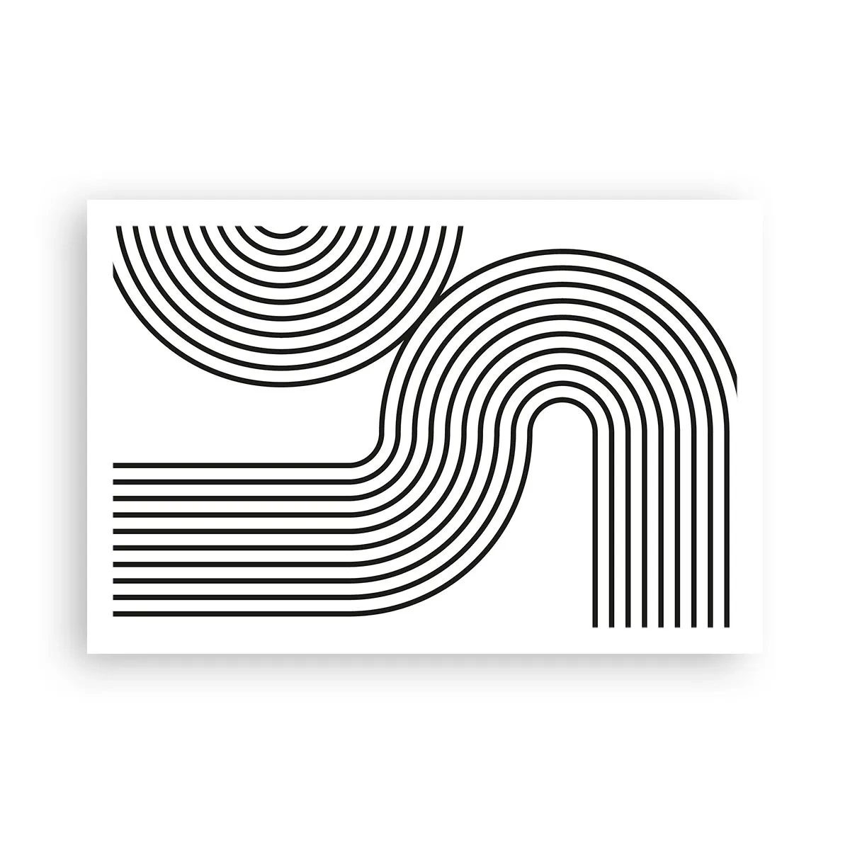 Poster - An der Kurve - 91x61 cm