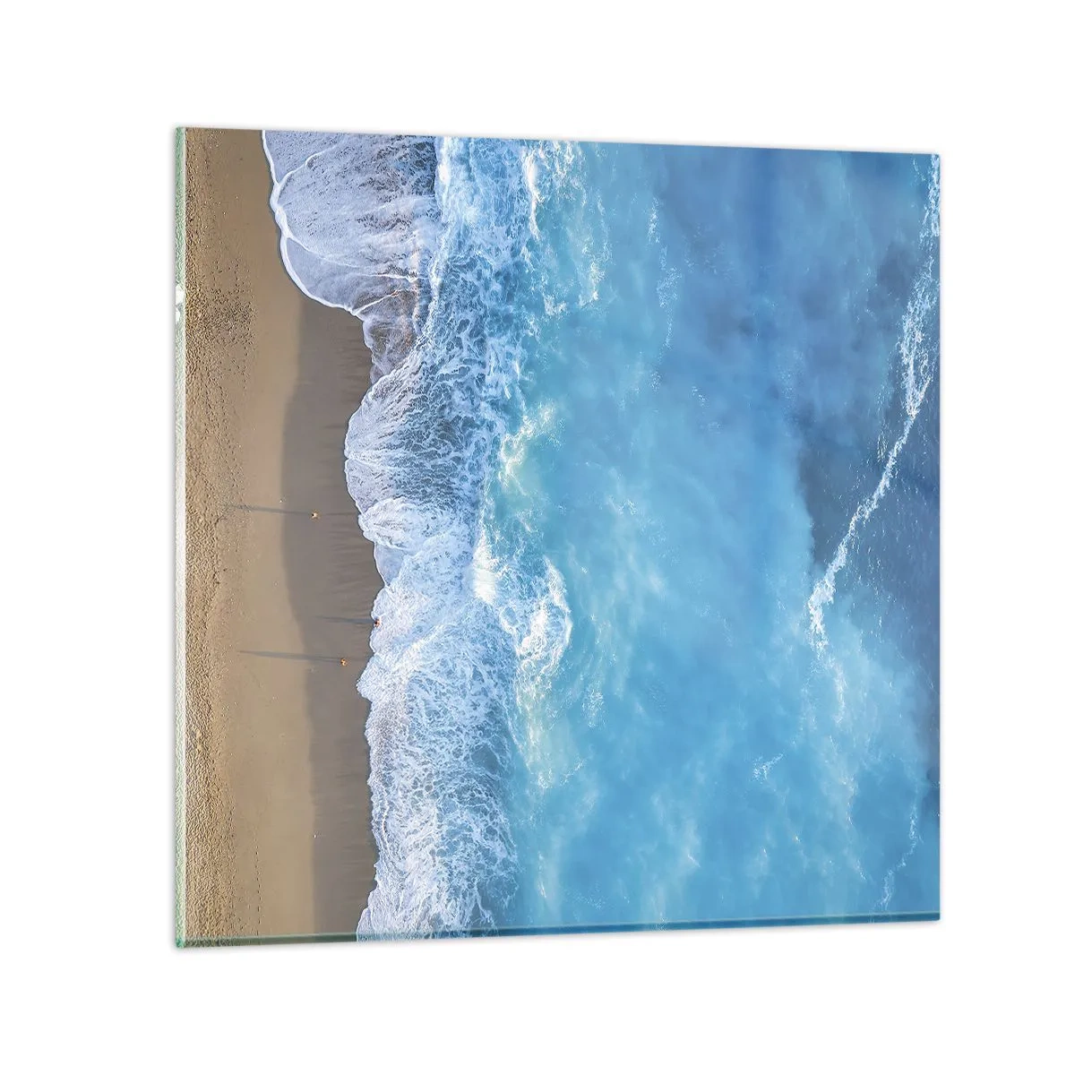 Glasbild - Bild auf glas - Die Kraft des Blaus - 70x70 cm