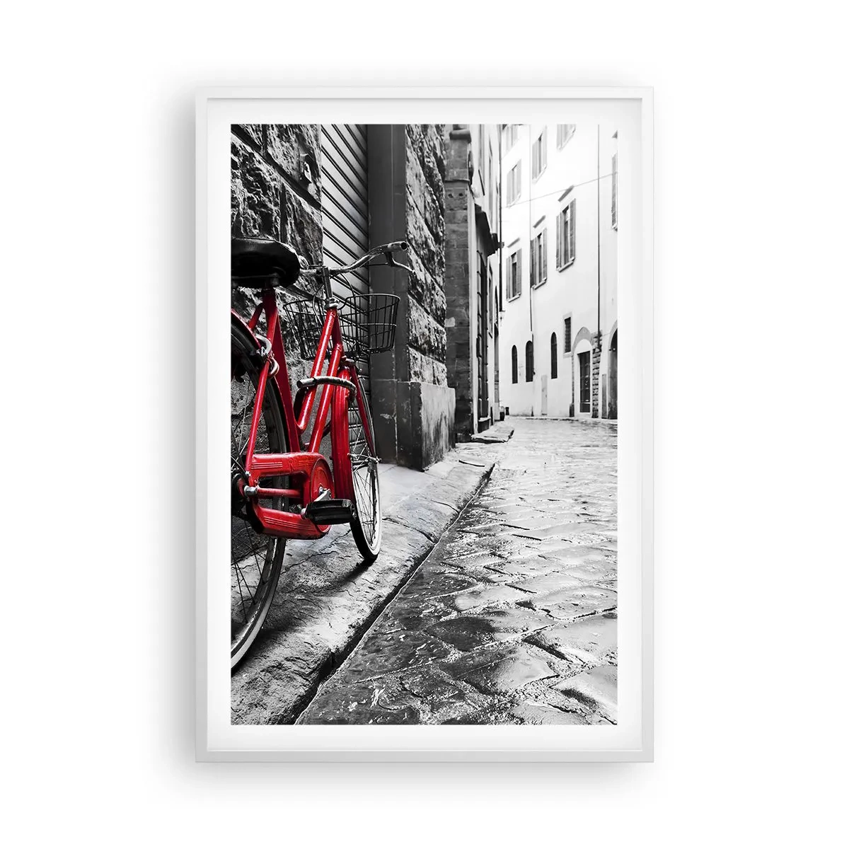 Poster in einem weißen Rahmen - Wahre Schönheit wird nicht alt - 61x91 cm