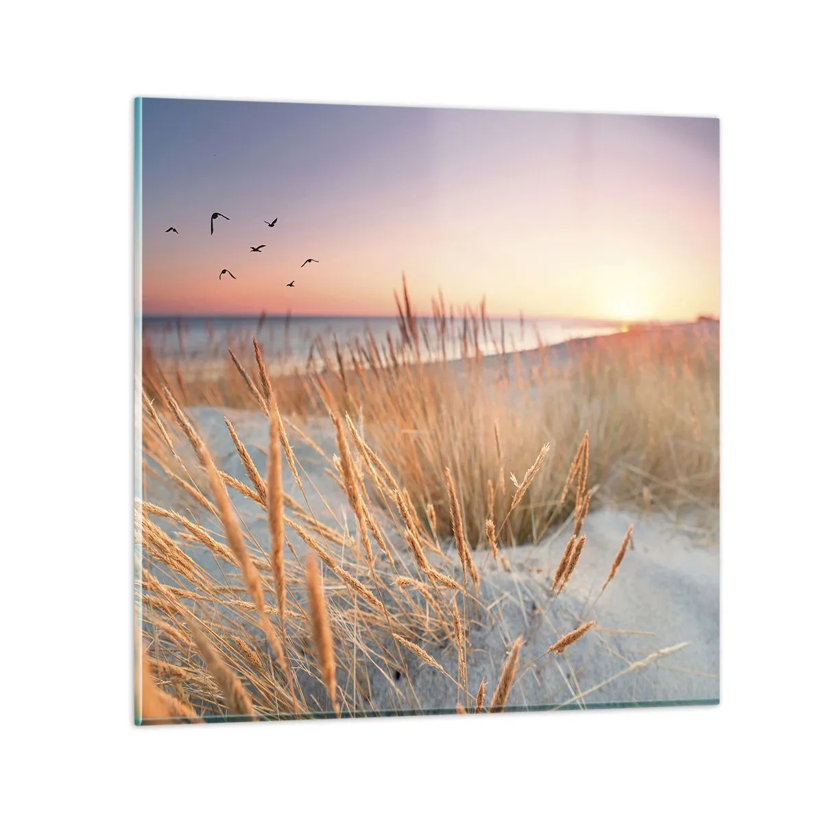 Glasbild - Bild auf glas - Das baltische Wiegenlied - 40x40 cm