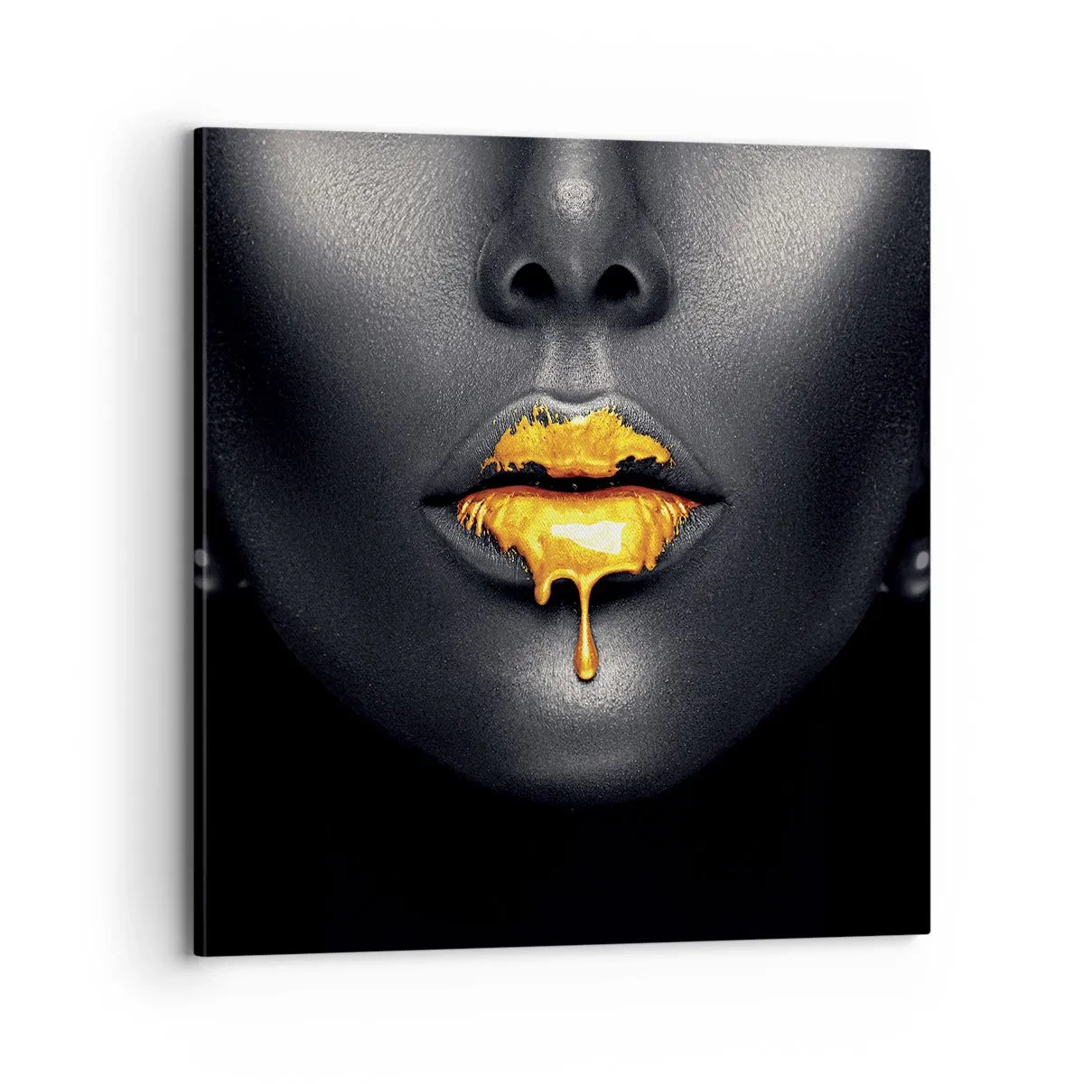Bild auf Leinwand - Leinwandbild - Goldmaul - 70x70 cm
