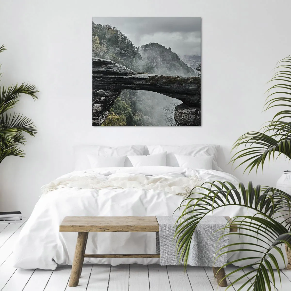 Bild auf Leinwand - Leinwandbild - Abenteuer beginnt gleich - 60x60 cm