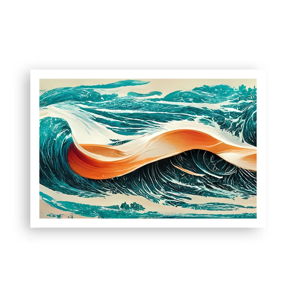 Poster - Traum eines Surfers - 91x61 cm