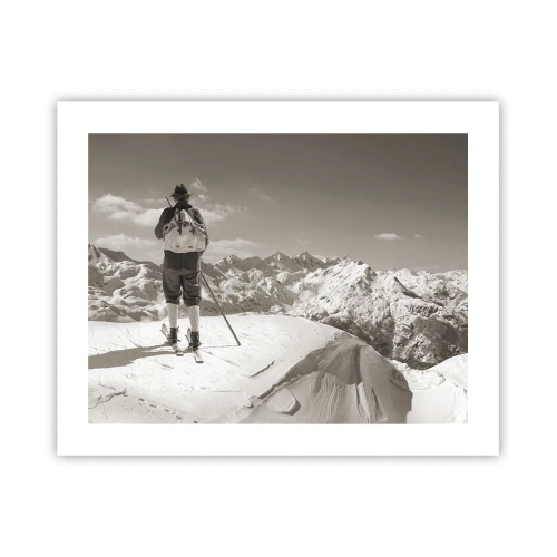 Poster - Und die Berge bleiben unverändert - 50x40 cm