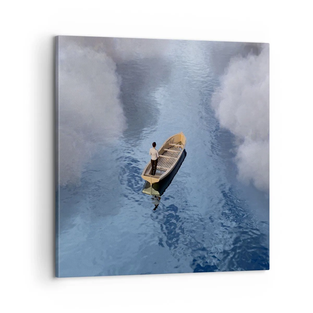 Bild auf Leinwand - Leinwandbild - Leben – Reise – unbekannt - 60x60 cm