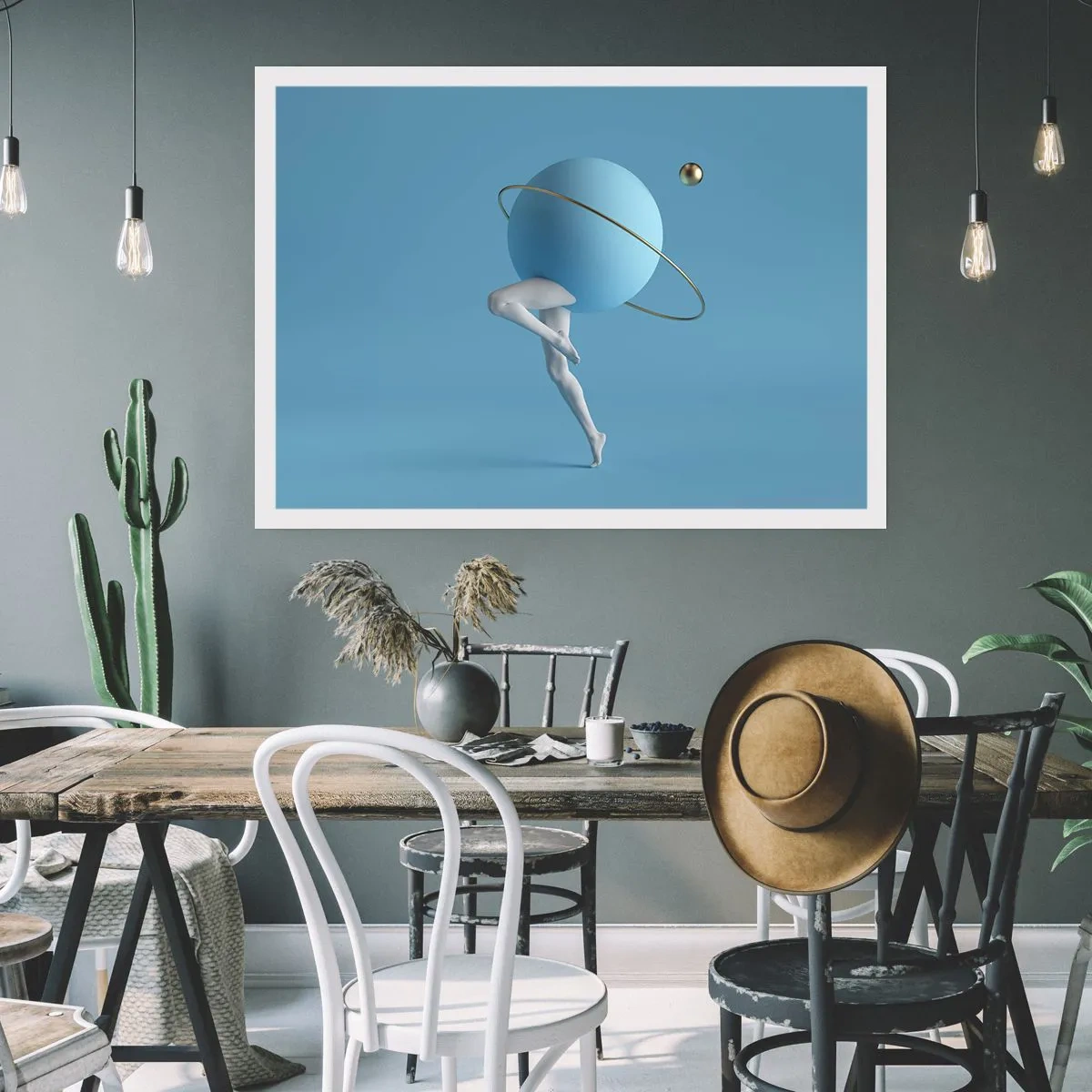 Poster - Und die Planeten spielen verrückt - 70x50 cm