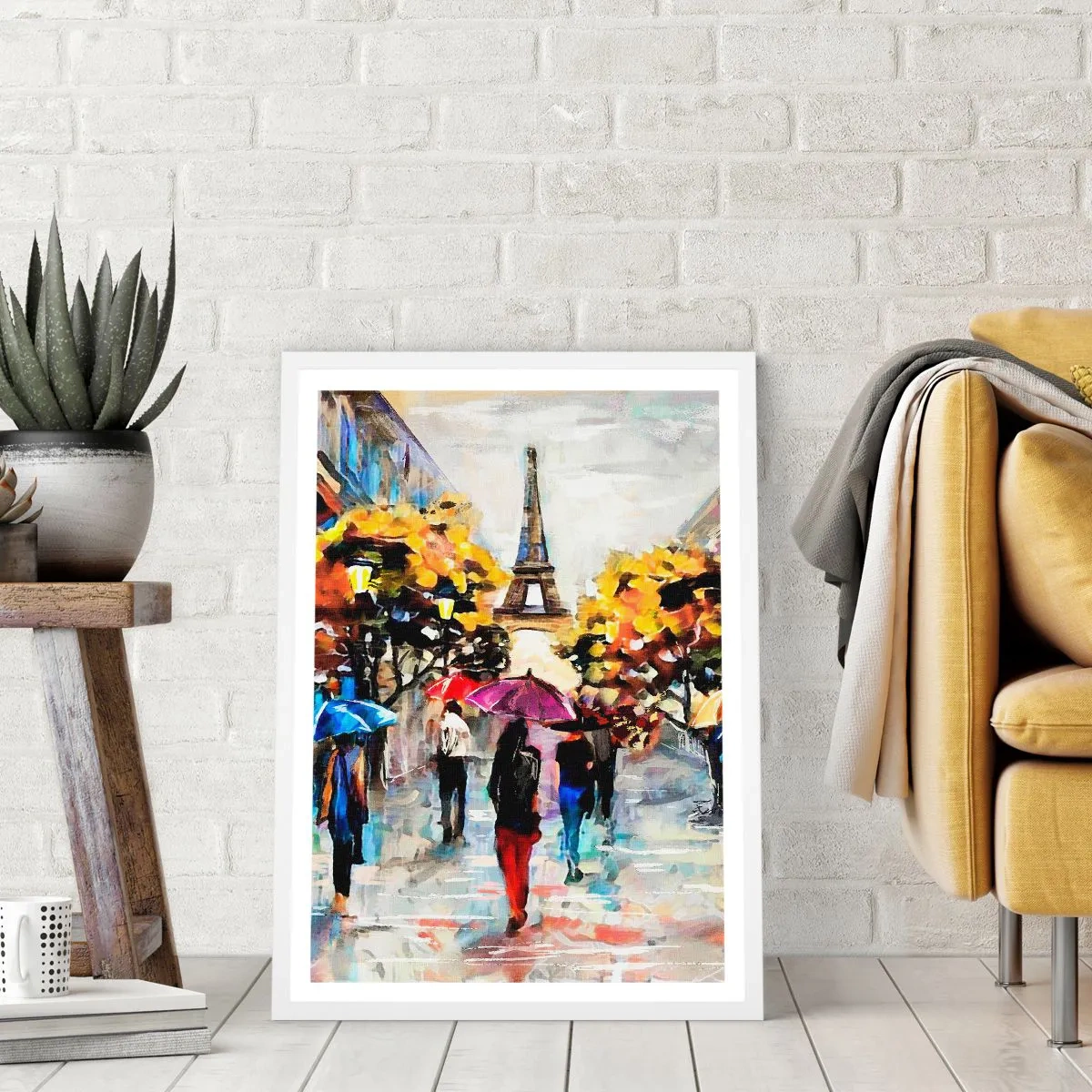 Poster in einem weißen Rahmen - Besonders schön im Herbst - 30x40 cm
