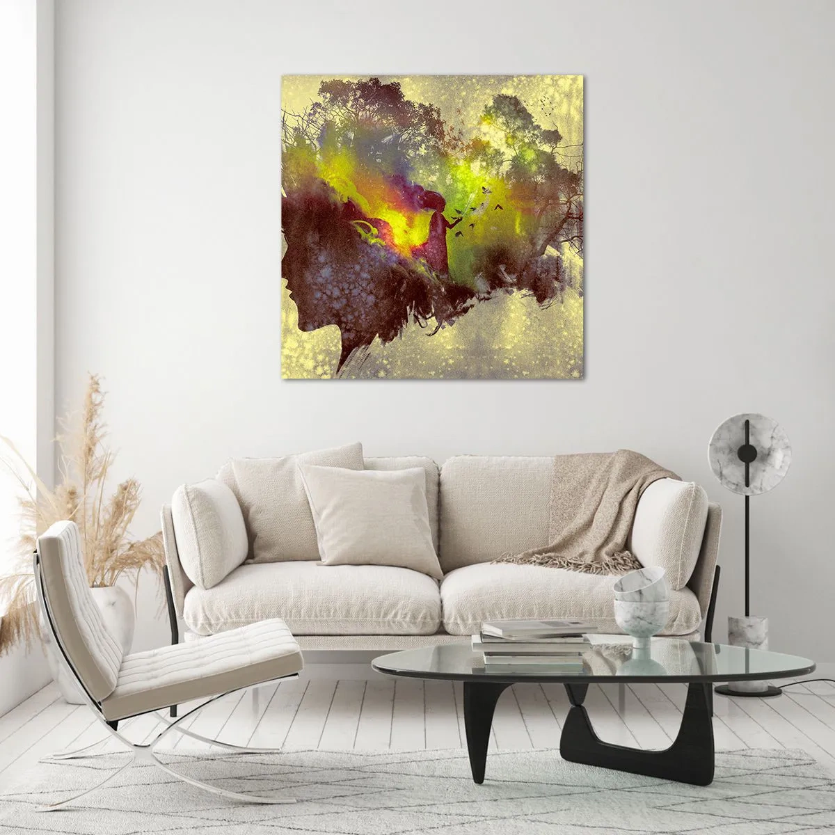 Glasbild - Bild auf glas - Mutter Natur - 50x50 cm