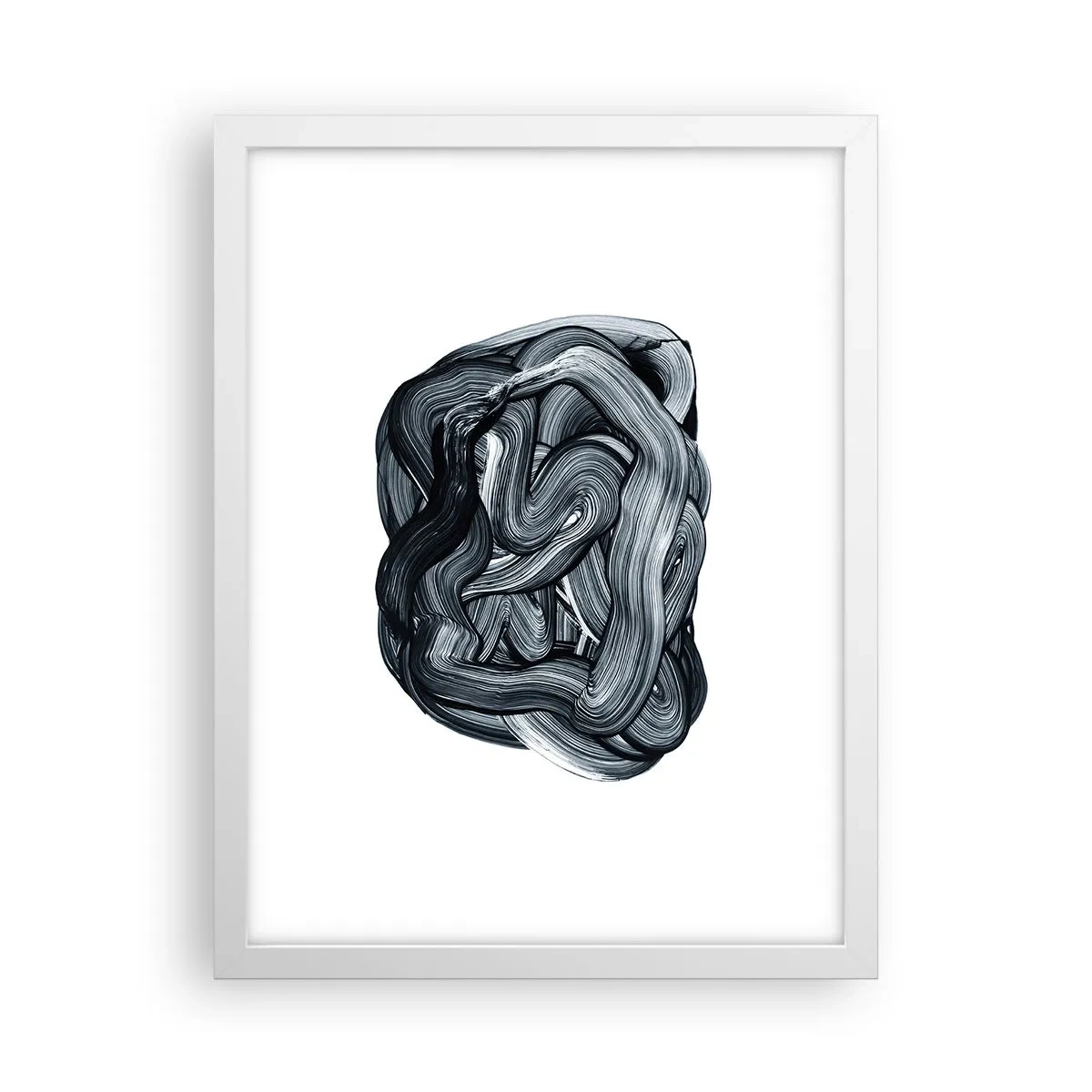 Poster in einem weißen Rahmen - Es ist nicht so einfach - 30x40 cm