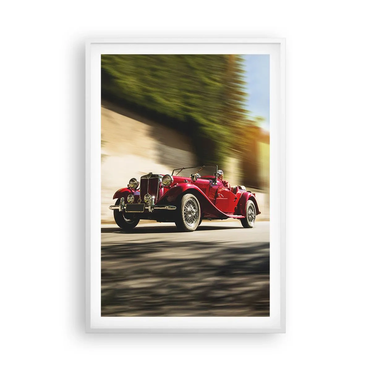 Poster in einem weißen Rahmen - Schöner als Nike von Samothrake - 61x91 cm