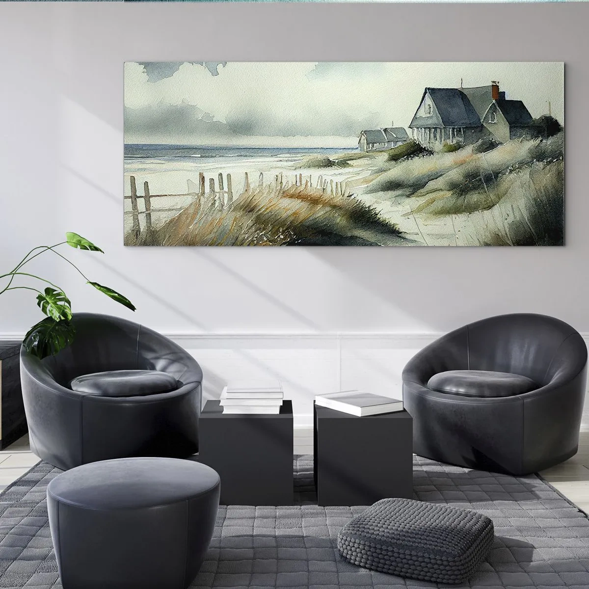 Glasbild - Bild auf glas - Abseits vom Trubel - 100x40 cm