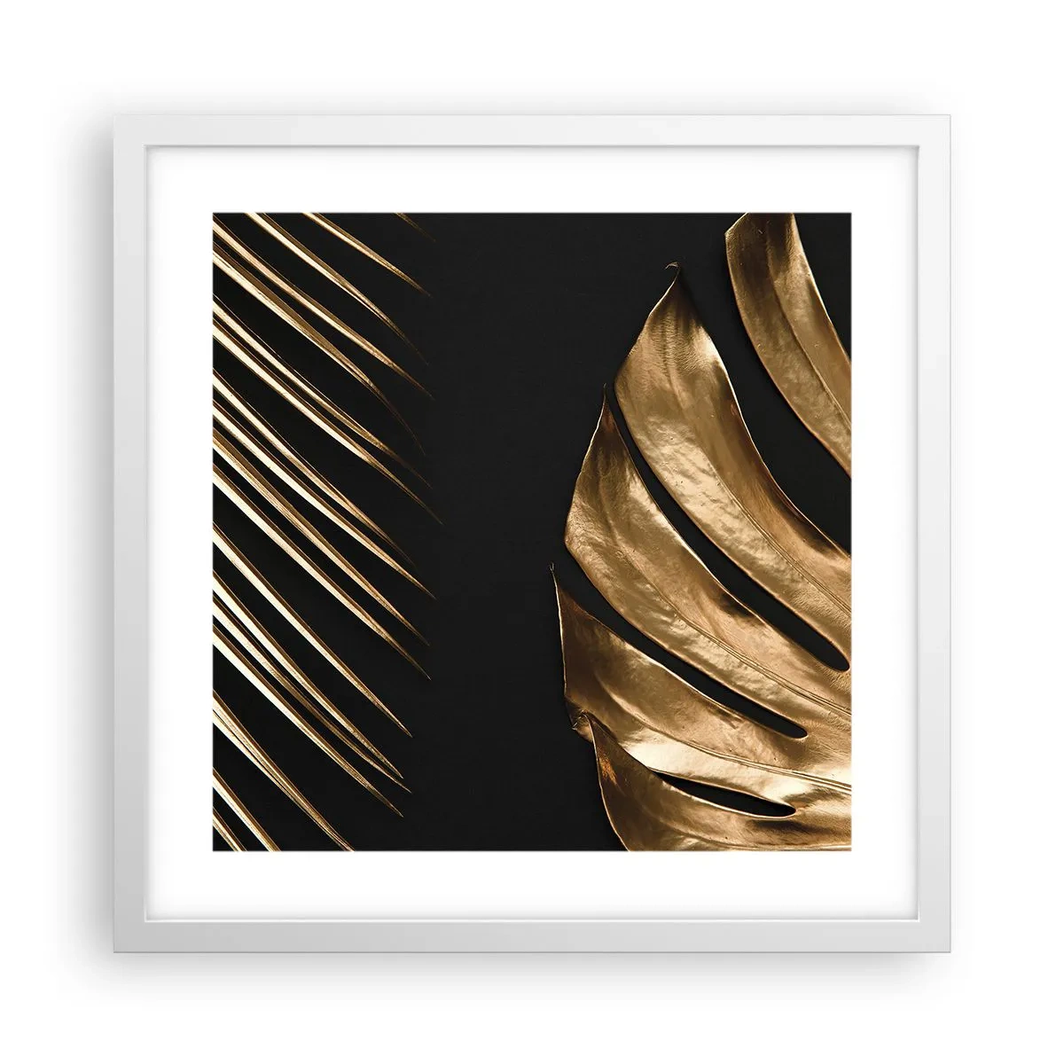 Poster in einem weißen Rahmen - Anders und genauso teuer - 40x40 cm