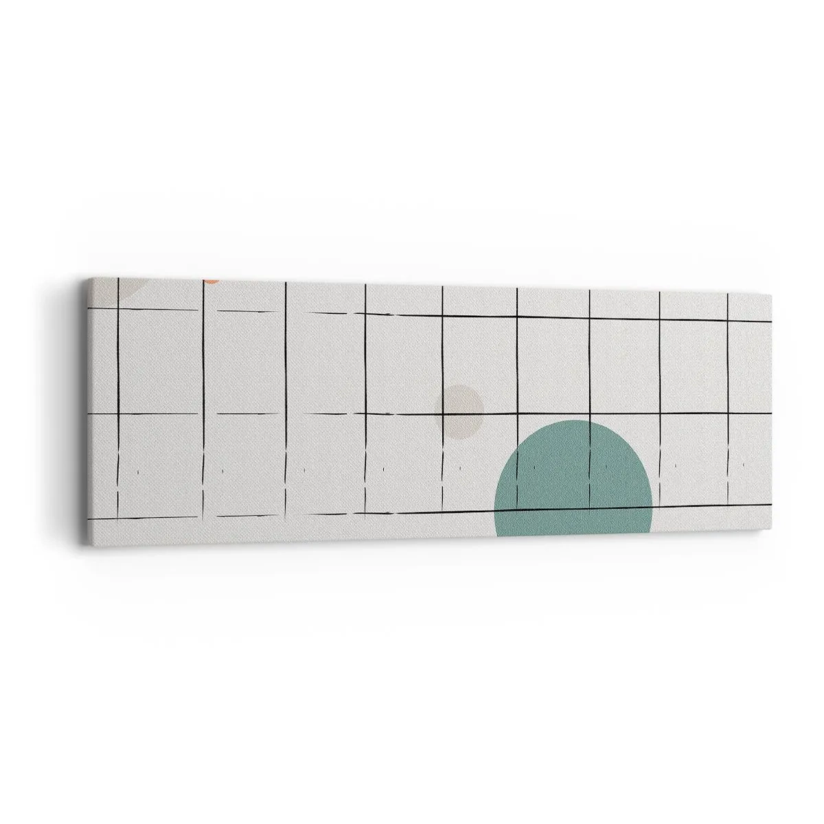 Bild auf Leinwand - Leinwandbild - Gefangen. Wir oder sie? - 90x30 cm