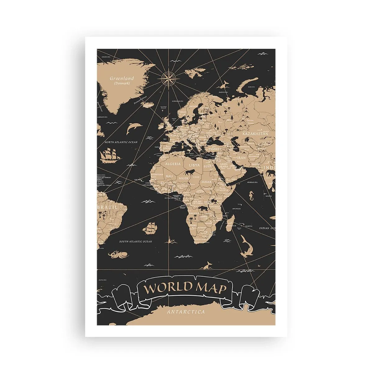 Poster - Die Grenzen meiner Welt - 61x91 cm