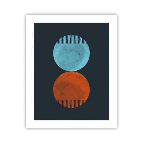 Poster - Nur Geometrie? - 40x50 cm