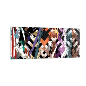 Glasbild - Bild auf glas - Quadriert - 100x40 cm