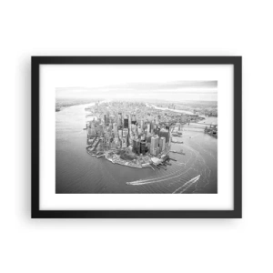 Poster in einem schwarzem Rahmen - Und wie kann es man nicht lieben? - 40x30 cm