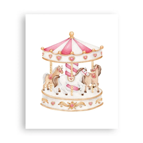 Poster - Süße Welt der Kindheit - 40x50 cm