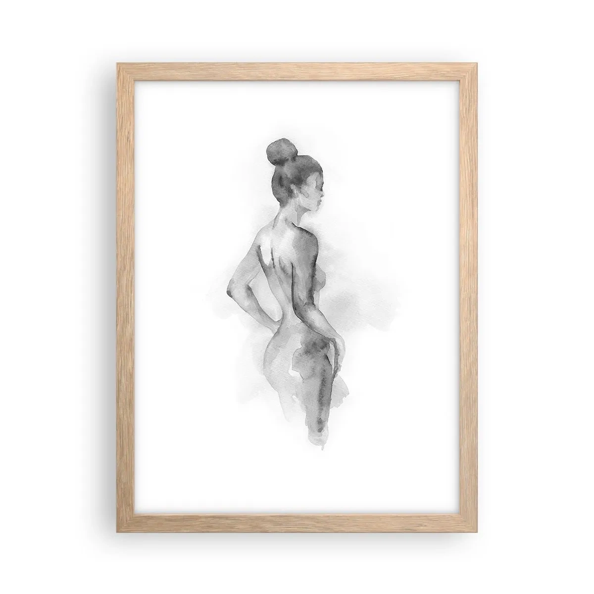 Poster in einem Rahmen aus heller Eiche - Schön wie ein Gemälde - 30x40 cm