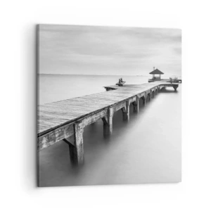 Bild auf Leinwand - Leinwandbild - In die Ferne - 60x60 cm