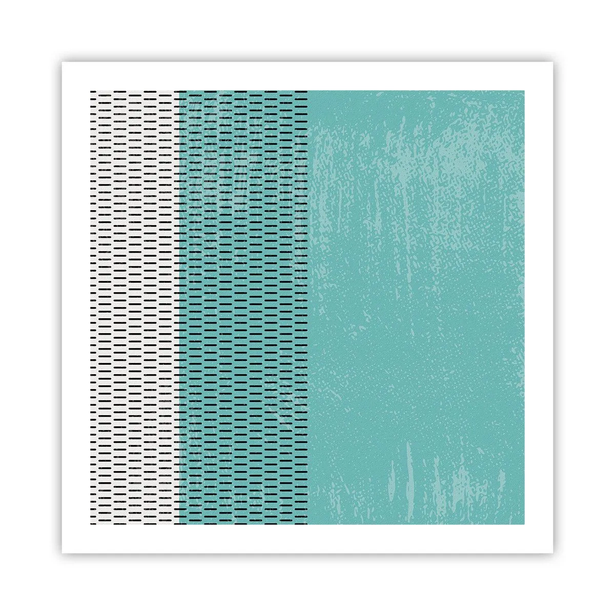 Poster - Eine ausgewogene Komposition - 60x60 cm