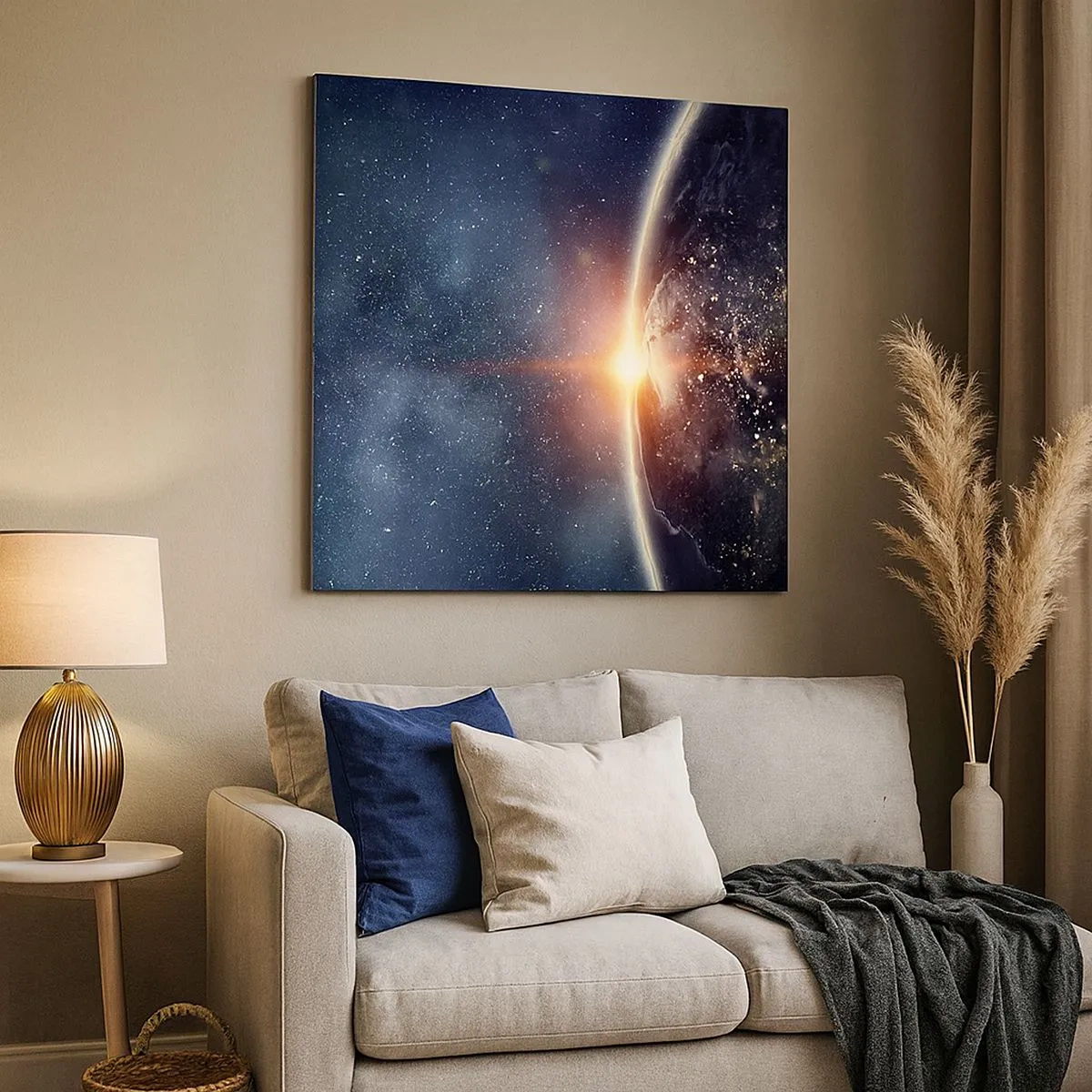 Bild auf Leinwand - Leinwandbild - In einer neuen Perspektive - 30x30 cm