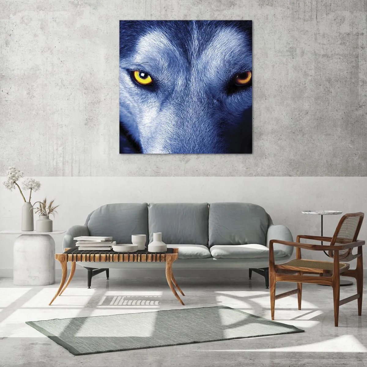 Glasbild - Bild auf glas - Faszinierender Blick - 60x60 cm