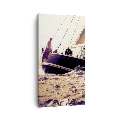 Bild auf Leinwand - Leinwandbild - Segle, Seemann - 45x80 cm