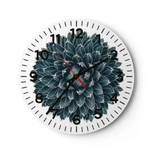 Wanduhr - Glasuhr - Stern der Wüste - 40x40 cm