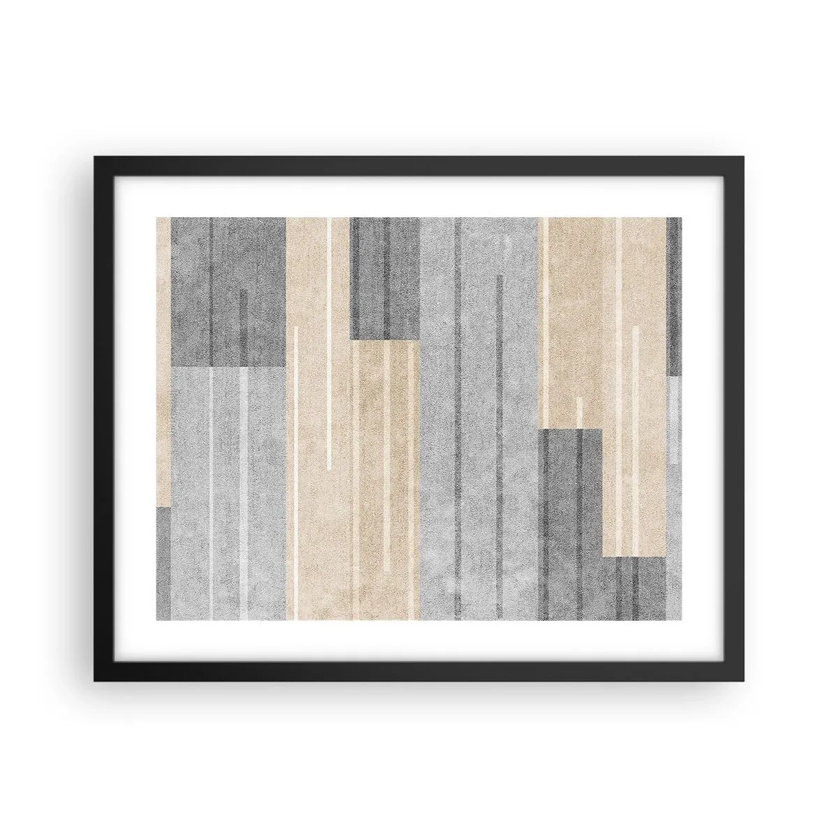 Poster in einem schwarzem Rahmen - Komposition: Vertikal halten - 50x40 cm