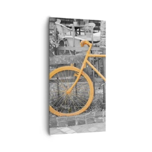 Bild auf Leinwand - Leinwandbild - Geh, ich warte hier - 65x120 cm