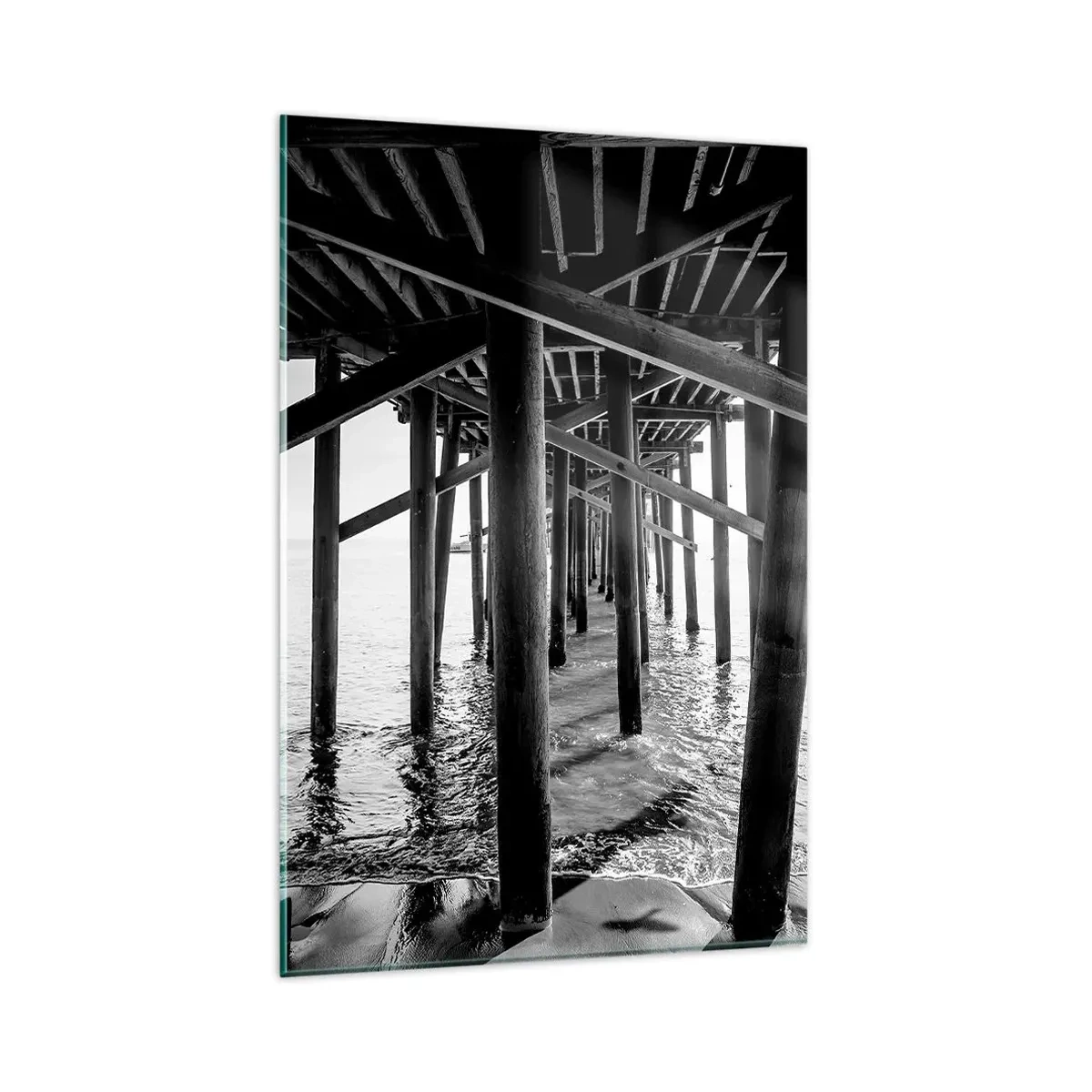 Glasbild - Bild auf glas - Strandversteck - 80x120 cm