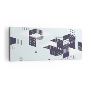 Bild auf Leinwand - Leinwandbild - In der Seele eines Mathematikers - 100x40 cm