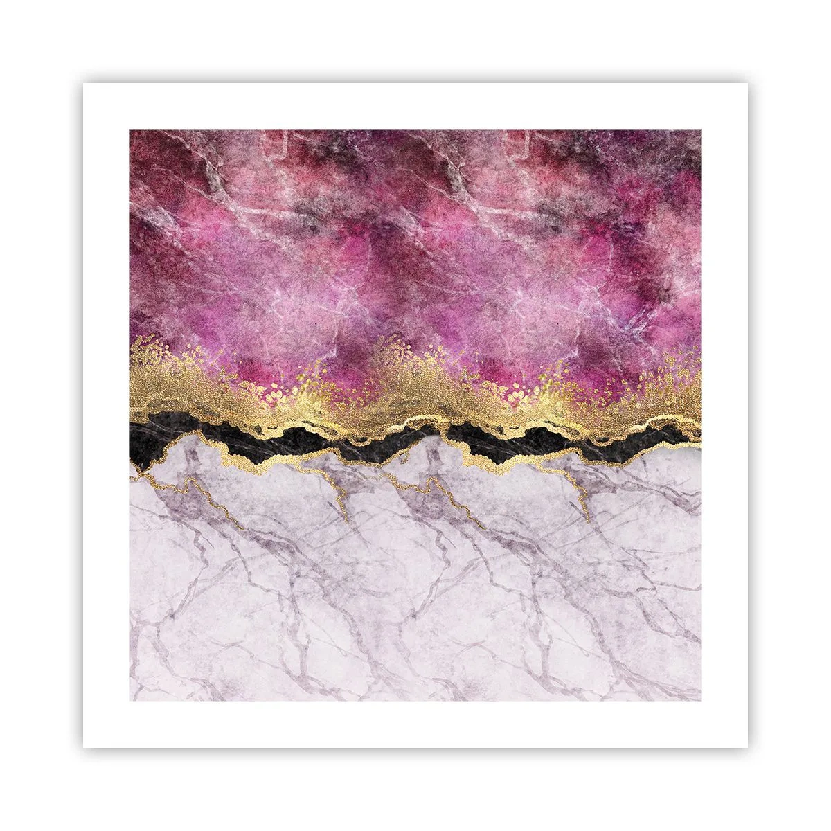 Poster - An der Grenze - 50x50 cm