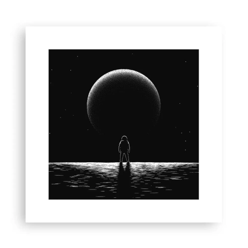 Poster - Angesicht zu Angesicht - 30x30 cm