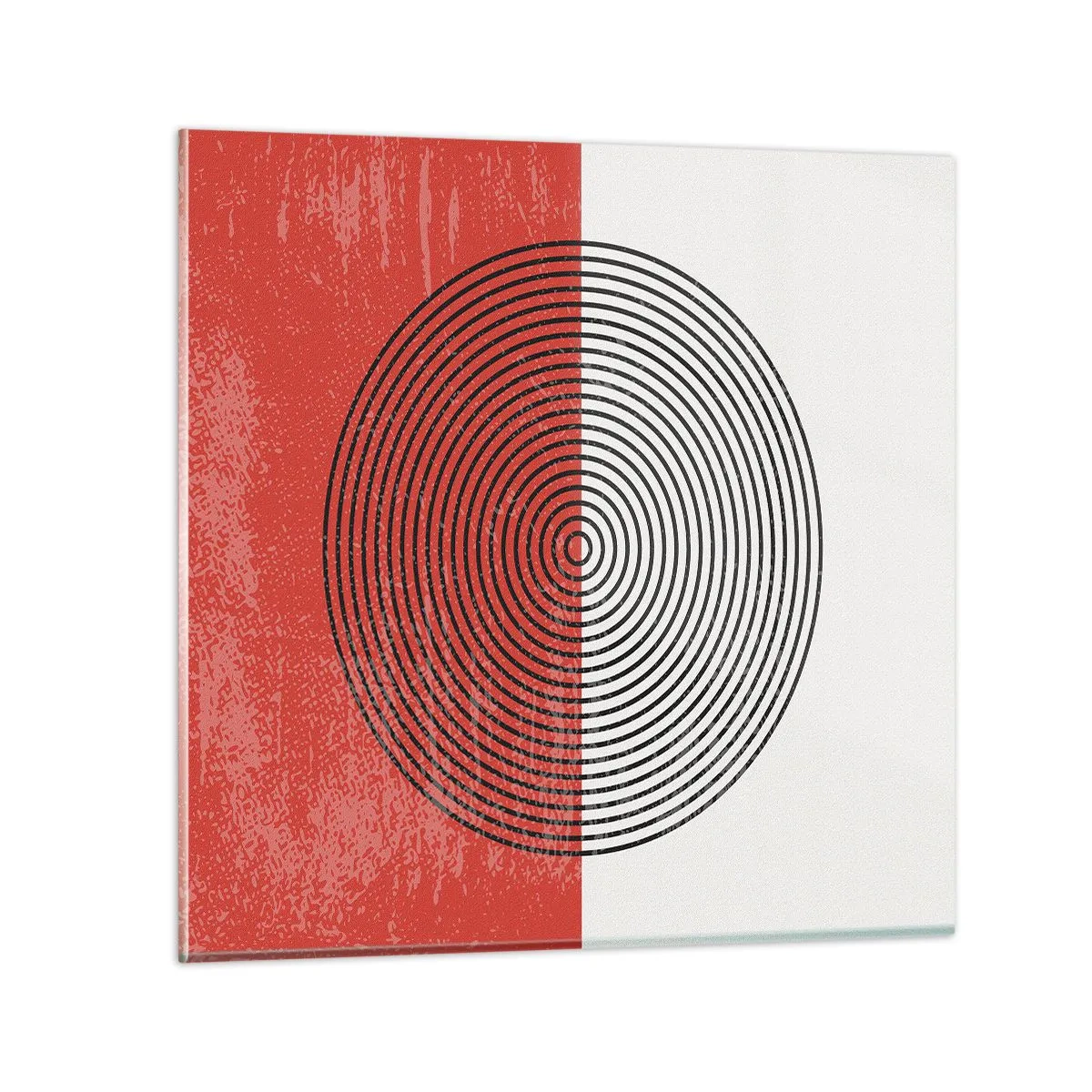 Glasbild - Bild auf glas - Auf den Punkt gebracht - 70x70 cm