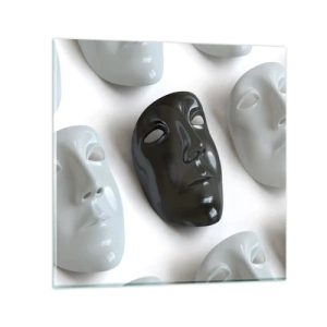 Glasbild - Bild auf glas - Wie hebt man sich ab? - 60x60 cm