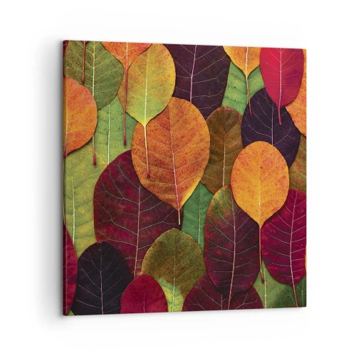 Bild auf Leinwand - Leinwandbild - Herbstmosaik - 50x50 cm