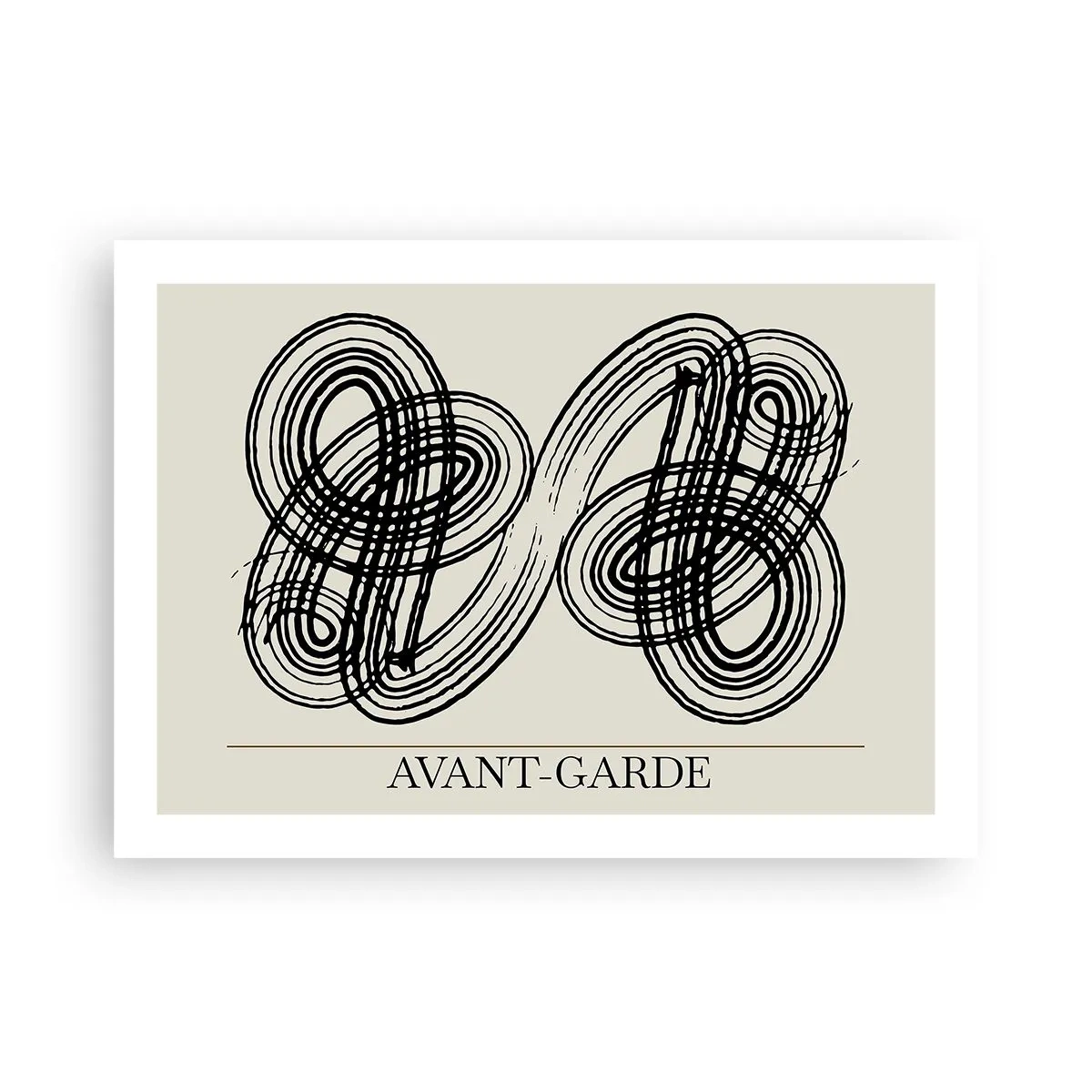 Poster - Es kam spontan heraus - 70x50 cm