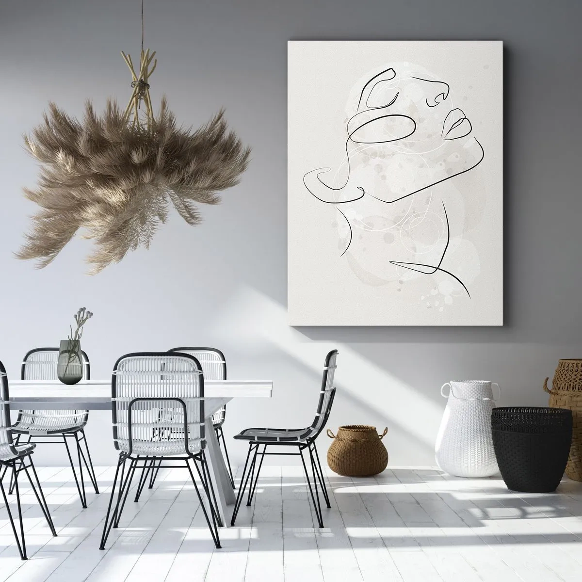 Bild auf Leinwand - Leinwandbild - Die Umrisse eines Traums - 55x100 cm