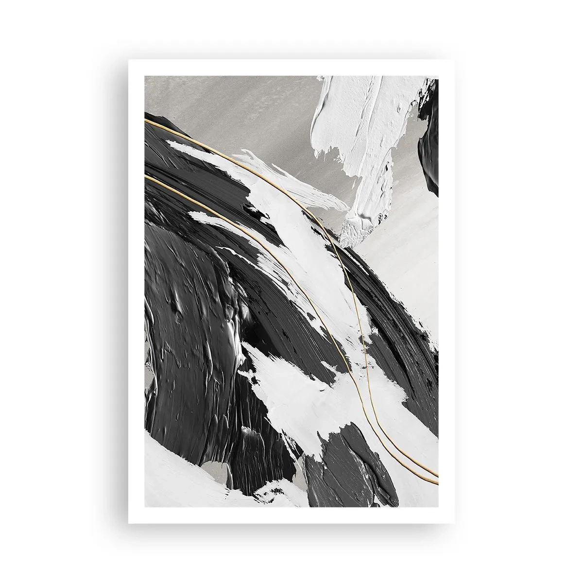 Poster - Abstraktion in großem Stil - 70x100 cm
