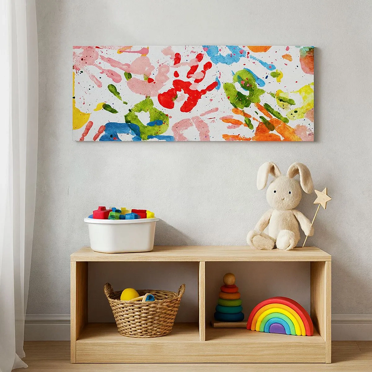 Bild auf Leinwand - Leinwandbild - Folgen Sie den Spuren - 100x40 cm