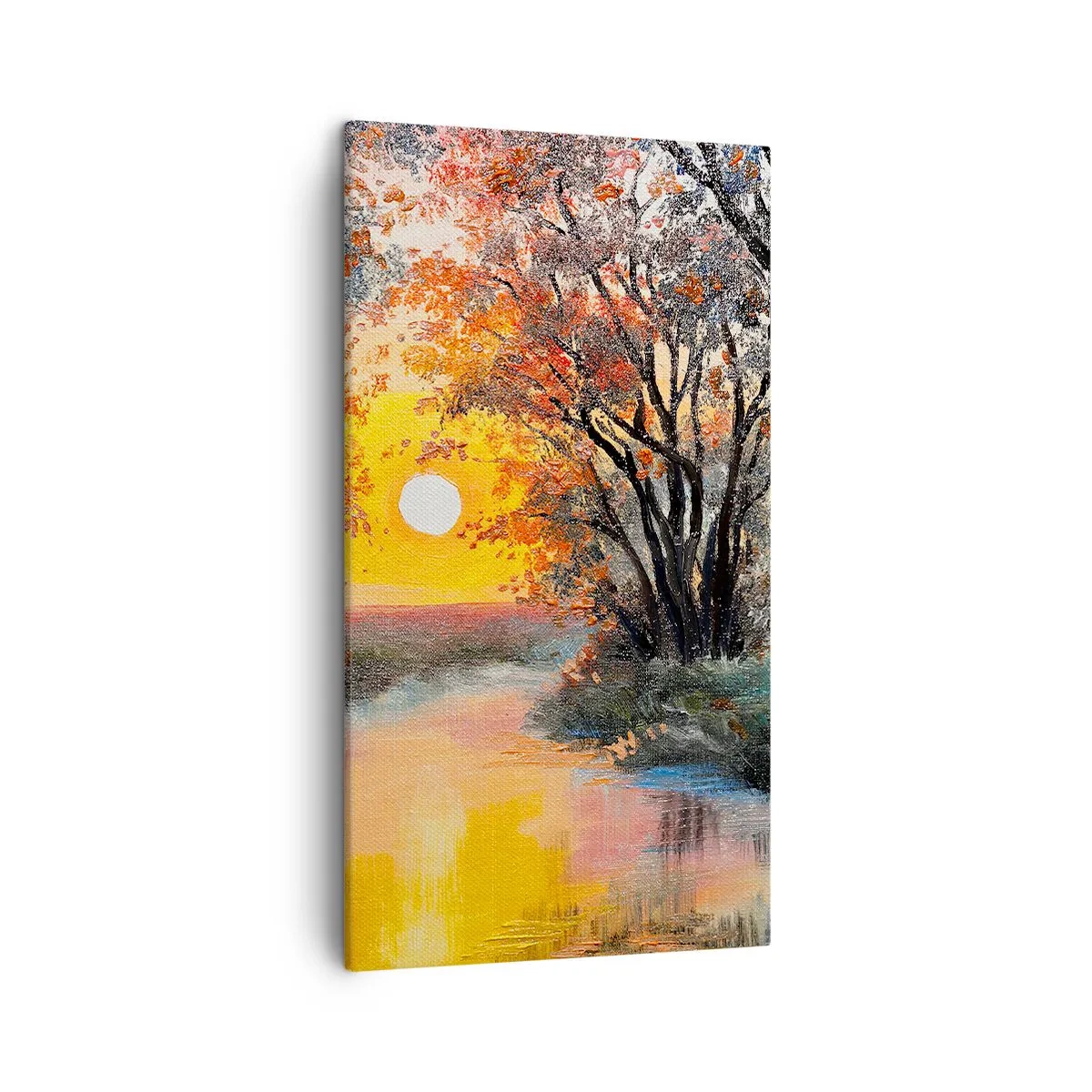 Bild auf Leinwand - Leinwandbild - Herbststimmung - 45x80 cm