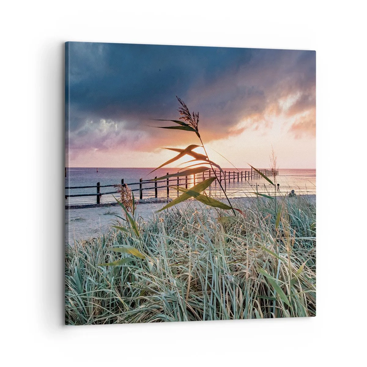 Bild auf Leinwand - Leinwandbild - Es vergeht nicht mit dem Wind - 60x60 cm