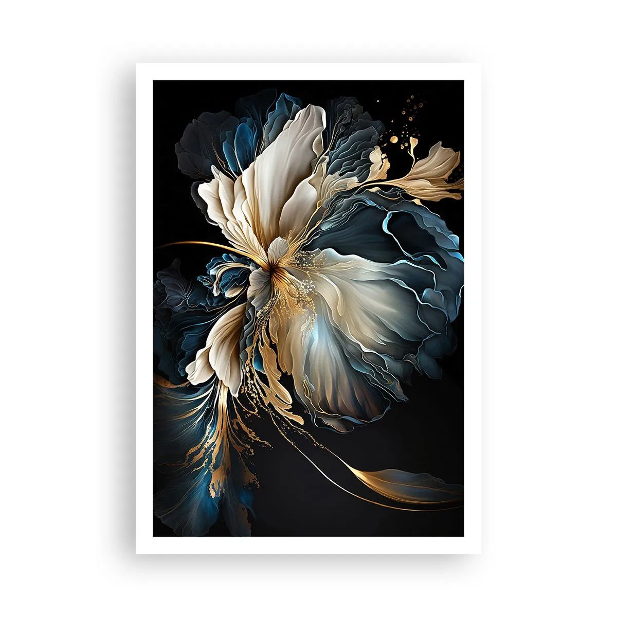 Poster - Märchenhafte Farnblume - 70x100 cm
