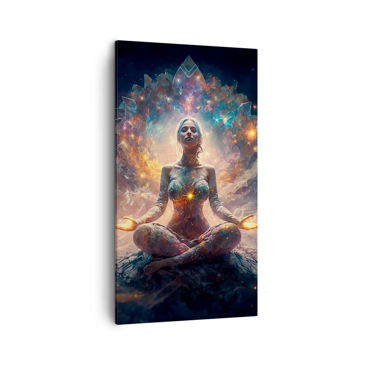 Bild auf Leinwand - Leinwandbild - Fluss guter Energie - 45x80 cm