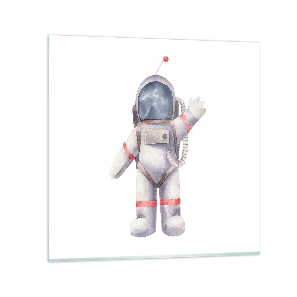 Glasbild - Bild auf glas - Bis dann! - 70x70 cm