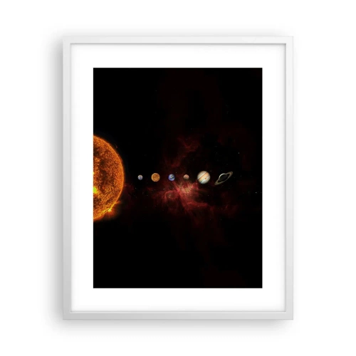 Poster in einem weißen Rahmen - Unsere Nachbarschaft - 40x50 cm
