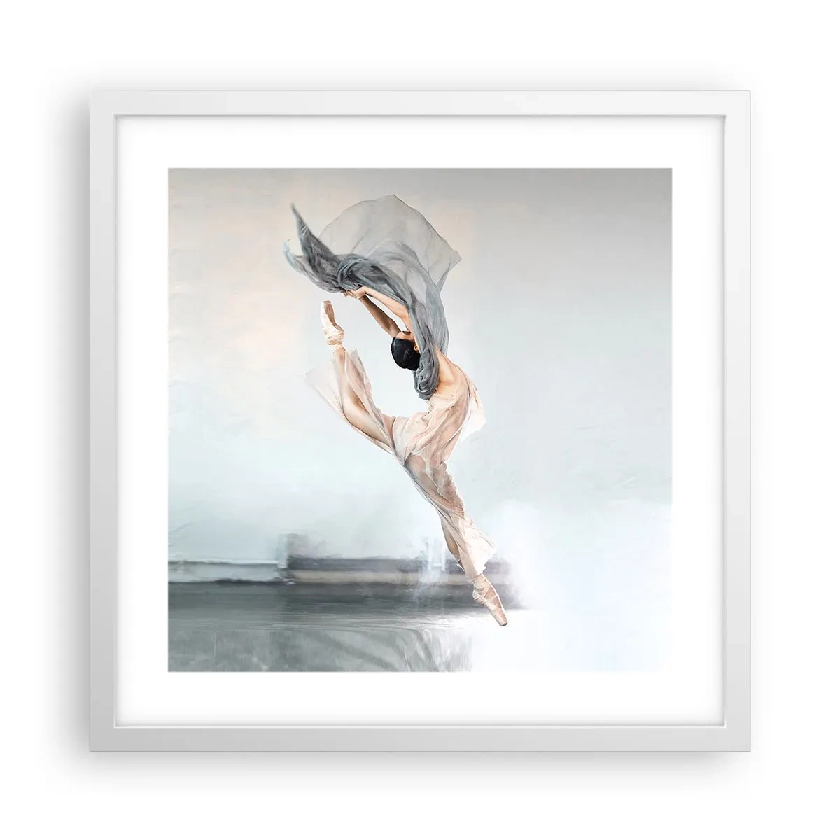 Poster in einem weißen Rahmen - Im Tanzrausch - 40x40 cm